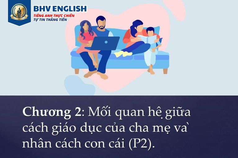 Read more about the article Chương 2: Mối quan hệ giữa cách giáo dục của cha mẹ và nhân cách con cái (P2)